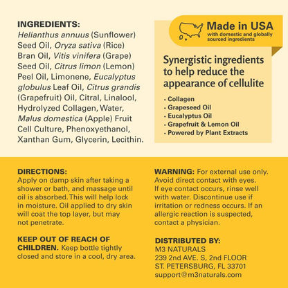 M3 Natural Anti-Cellulite message oil